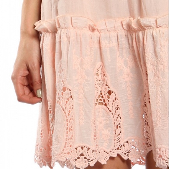 NWT AREVE 100% cotton slip dress extender in pink - Picture 3 of 3